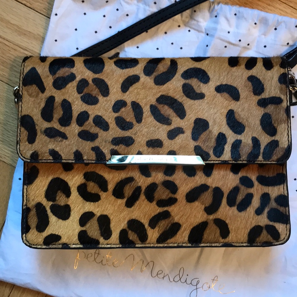 Very cute never used Petite Mendigote leopard bag